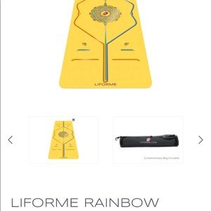 Like new Liforme yoga mat.Given to me as gift. Great sticky mat.Very well made